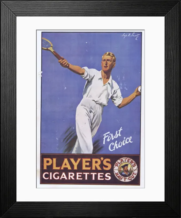 Framed Print : Players Cigarettes Advert, 1927 Framed Print : Players Cigarettes Advert, 1927