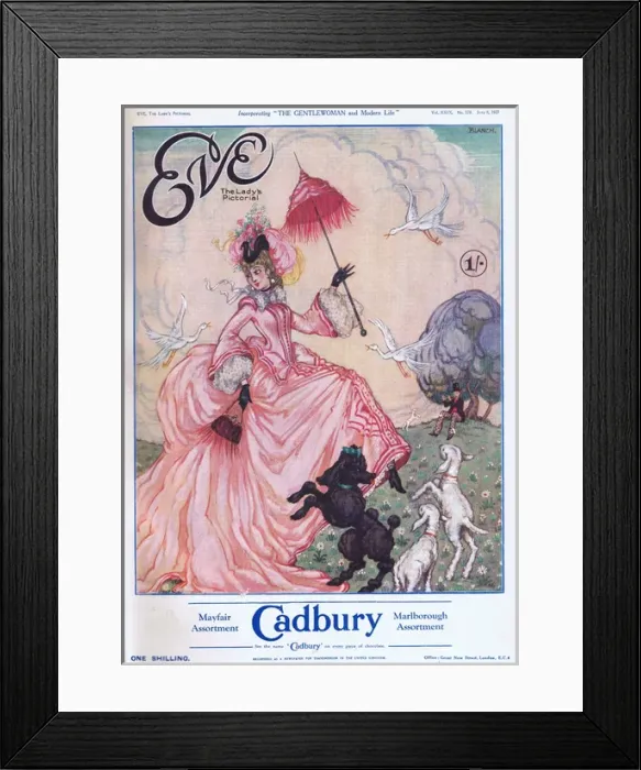 Framed Print : Cover of Eve Magazine 8 June 1927 Framed Print : Cover of Eve Magazine 8 June 1927