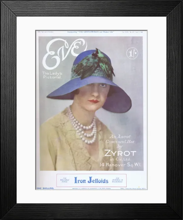 Framed Print : Cover of Eve Magazine 1 June 1927 Framed Print : Cover of Eve Magazine 1 June 1927