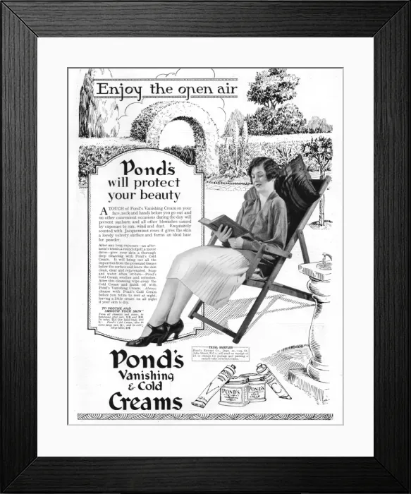 Framed Print : Ponds Advert, 1927