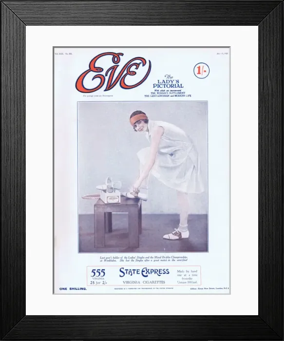 Framed Print : Cover of Eve Magazine 13 July 1927 Framed Print : Cover of Eve Magazine 13 July 1927