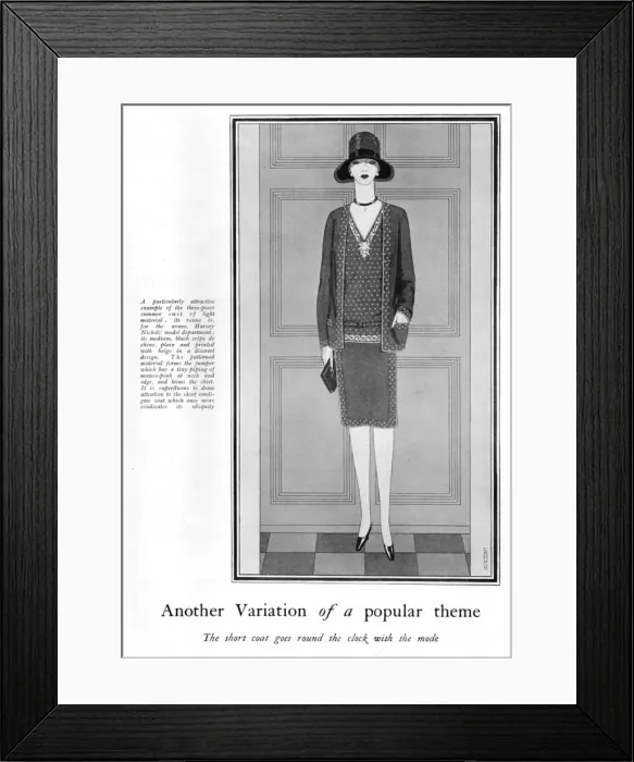 Framed Print : Three-pice summer suit, 1927 Framed Print : Three-pice summer suit, 1927