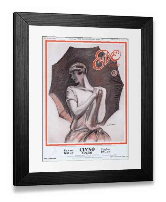 Framed Print : Cover of Eve Magazine 24 August 1927 Framed Print : Cover of Eve Magazine 24 August 1927