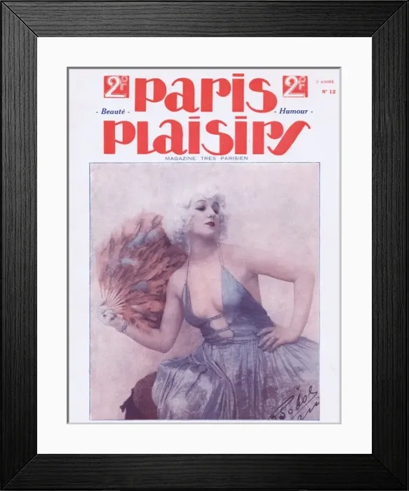 Framed Print : Cover for Paris Plaisirs number 12, May 1923 Framed Print : Cover for Paris Plaisirs number 12, May 1923