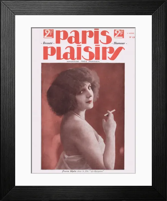 Framed Print : Cover for Paris Plaisirs number 15, August 1923 Framed Print : Cover for Paris Plaisirs number 15, August 1923
