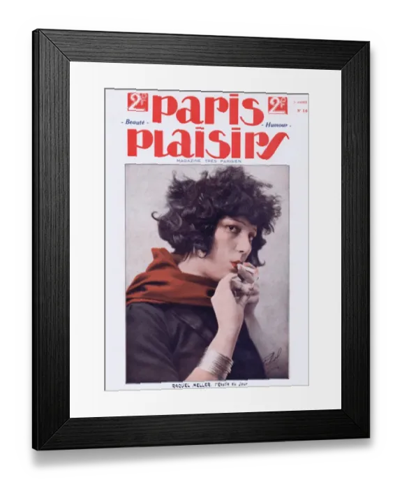 Framed Print : Cover for Paris Plaisirs number 16, September 1923 Framed Print : Cover for Paris Plaisirs number 16, September 1923