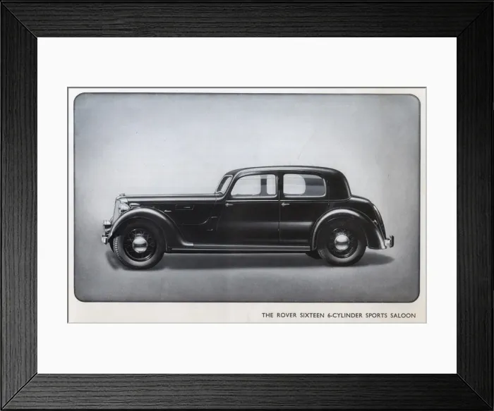 Framed Print : Rover Car Brochure Framed Print : Rover Car Brochure