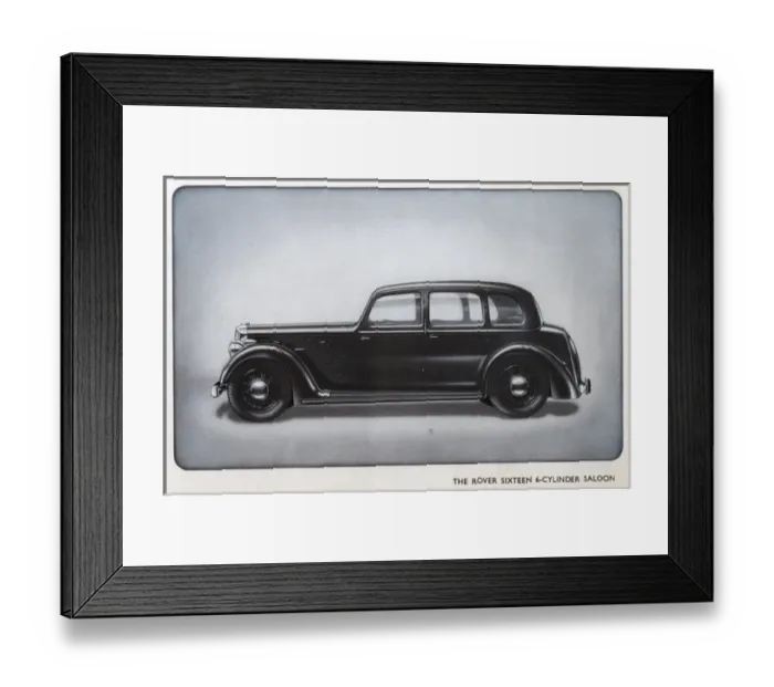 Framed Print : Rover Car Brochure Framed Print : Rover Car Brochure