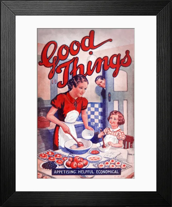 Framed Print : Good Things Brochure - Guide to living a healtier life Framed Print : Good Things Brochure - Guide to living a healtier life