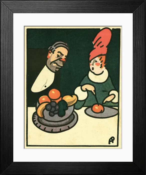 Framed Print : Cartoon, Disappointed greed, WW1 Framed Print : Cartoon, Disappointed greed, WW1