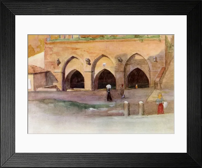 Framed Print : Italy - Siena - Fontebranda Framed Print : Italy - Siena - Fontebranda
