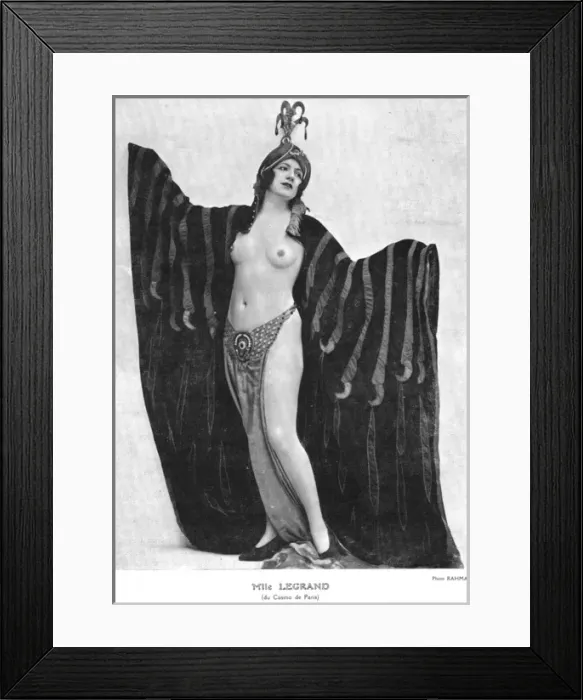 Framed Print : Mlle Legrand at the Casino de Paris, October 1922 Framed Print : Mlle Legrand at the Casino de Paris, October 1922