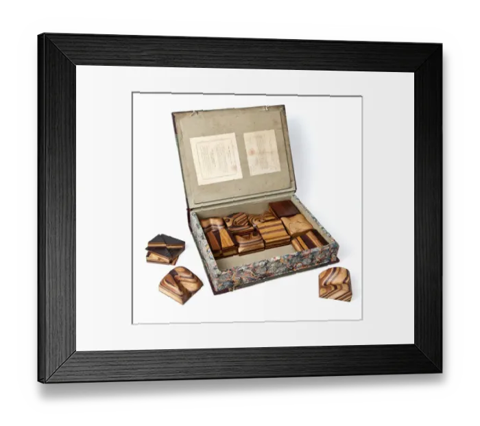 Framed Print : Thomas Sopwiths Geological Model Set Framed Print : Thomas Sopwiths Geological Model Set