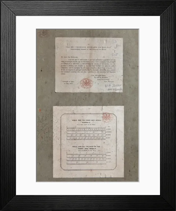 Framed Print : Cover of Thomas Sopwiths Geological Model Set Framed Print : Cover of Thomas Sopwiths Geological Model Set