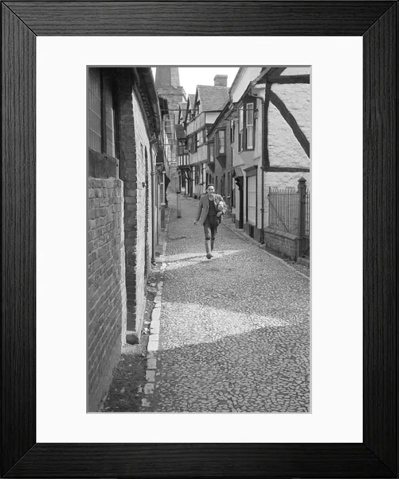 Framed Print : Church Lane, Ledbury Framed Print : Church Lane, Ledbury