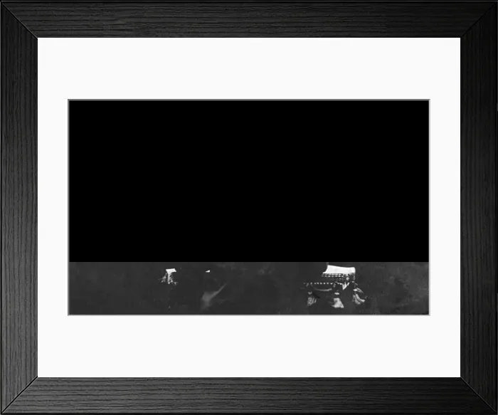 Framed Print : Clever use of photography to photograph a man (or twins?) Framed Print : Clever use of photography to photograph a man (or twins?)