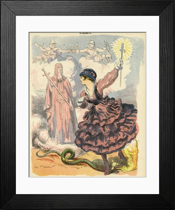 Framed Print : Cartoon, Ten centuries have passed, WW1 Framed Print : Cartoon, Ten centuries have passed, WW1