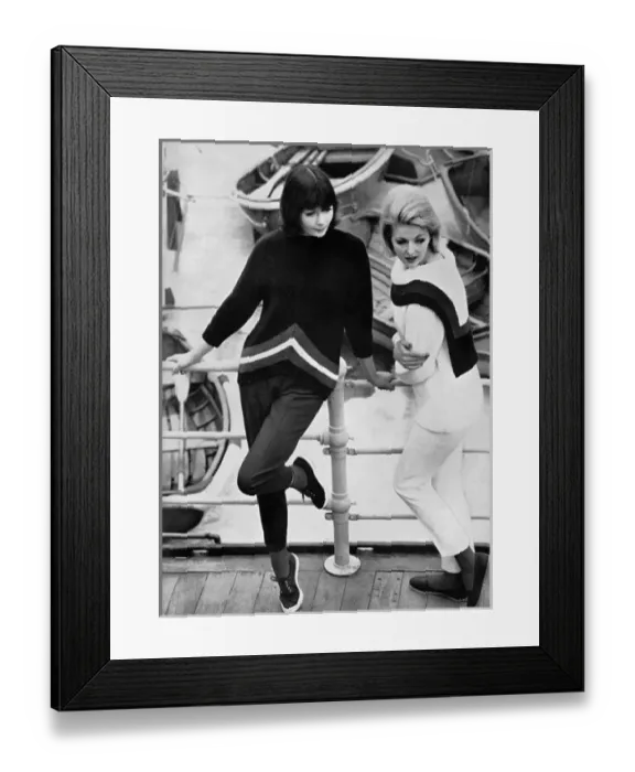 Framed Print : Knitted sweaters by Dior Framed Print : Knitted sweaters by Dior