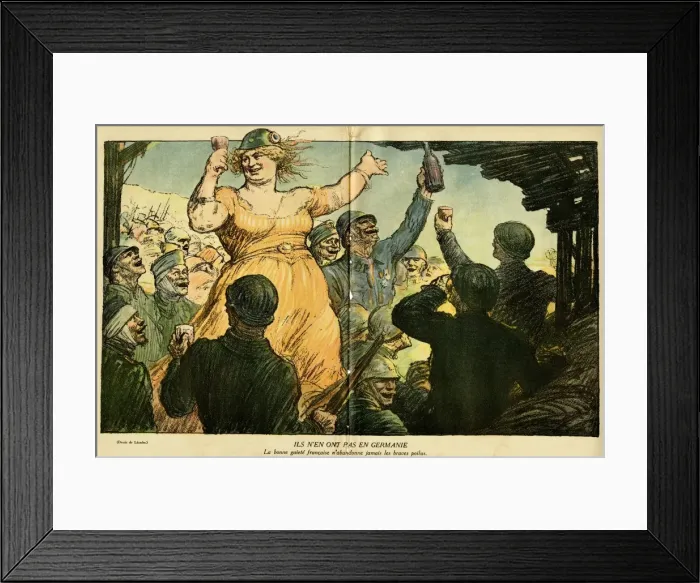 Framed Print : Cartoon, They don t have any in Germany, WW1 Framed Print : Cartoon, They don t have any in Germany, WW1