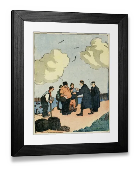 Framed Print : Cartoon, War stories, WW1 Framed Print : Cartoon, War stories, WW1