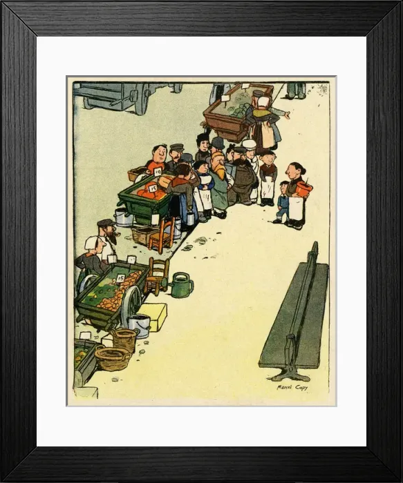 Framed Print : Cartoon, Another false rumour, WW1 Framed Print : Cartoon, Another false rumour, WW1
