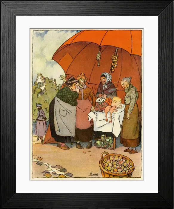 Framed Print : Cartoon, A false rumour, WW1 Framed Print : Cartoon, A false rumour, WW1