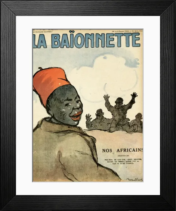 Framed Print : Front cover, La Baionnette, WW1 Framed Print : Front cover, La Baionnette, WW1
