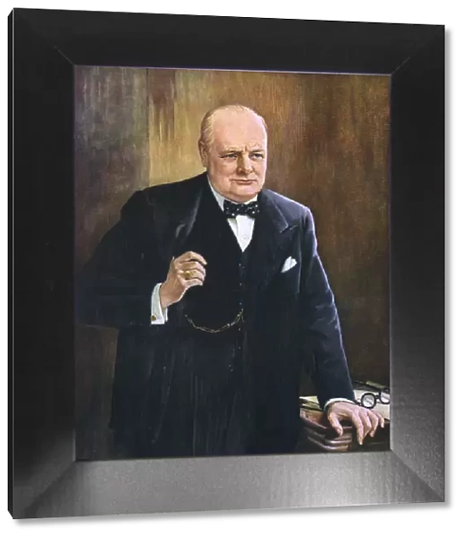 The British Prime Minister, Winston Churchill