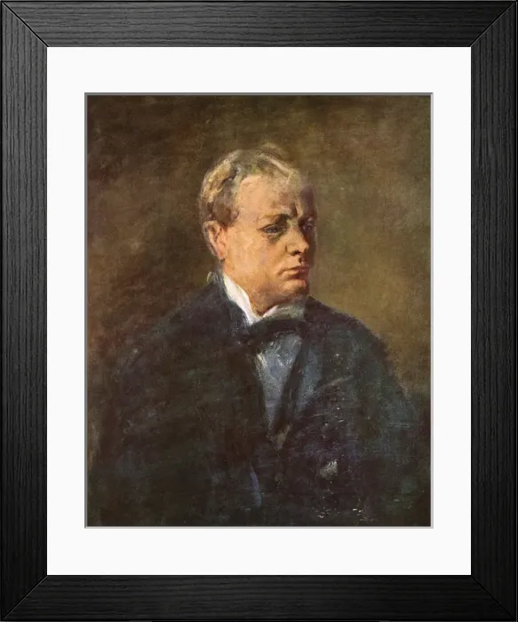 Framed Print : The young statesman of WWI: Winston Churchill Framed Print : The young statesman of WWI: Winston Churchill