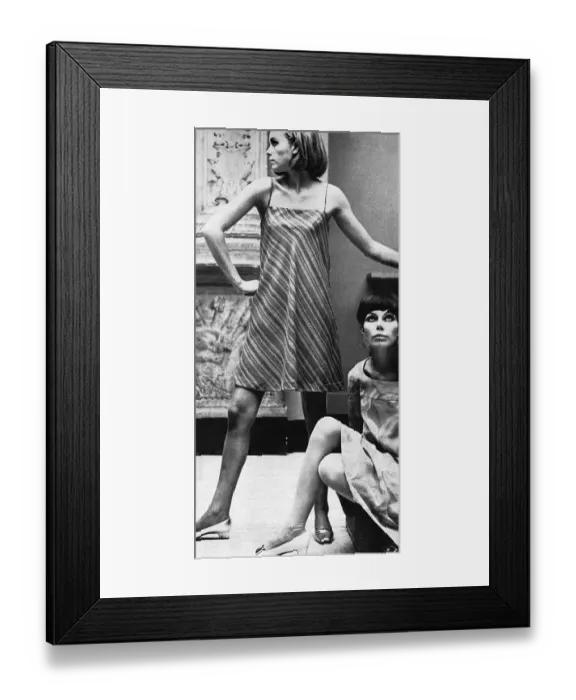 Framed Print : Sixties fashions Framed Print : Sixties fashions
