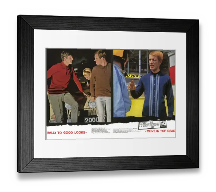 Framed Print : Advertisement for Bri-Lon sports shirts Framed Print : Advertisement for Bri-Lon sports shirts