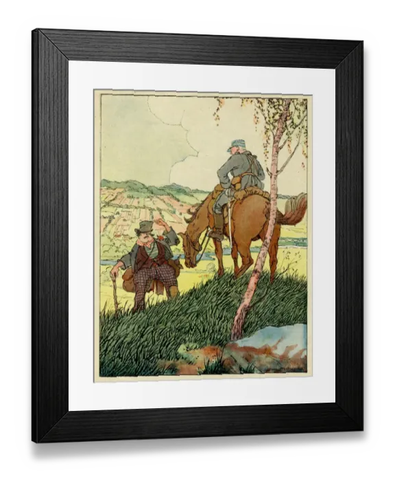 Framed Print : Cartoon, The paper crisis, WW1 Framed Print : Cartoon, The paper crisis, WW1