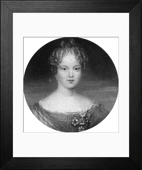 Framed Print : Dona Maria II, Queen of Portugal Framed Print : Dona Maria II, Queen of Portugal