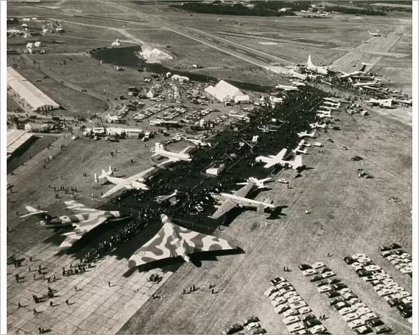 The static park at the Farnborough Air Show