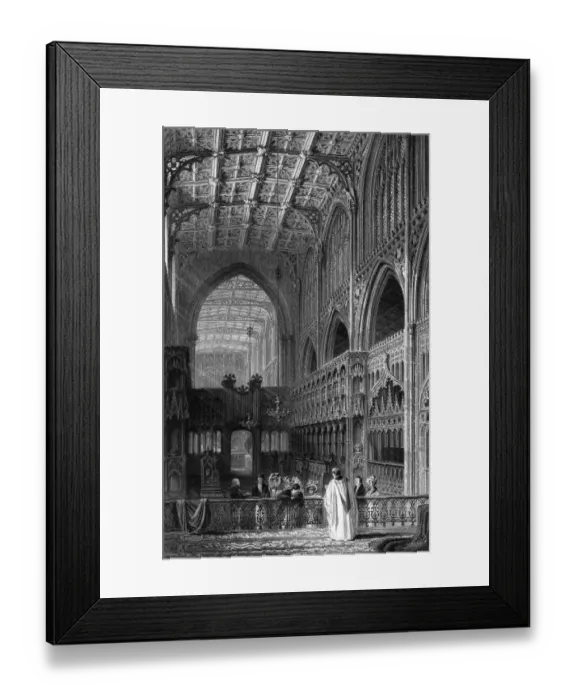 Framed Print : Interior, Collegiate Church, Manchester Framed Print : Interior, Collegiate Church, Manchester