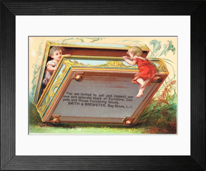 Framed Print : Advertising postcard, Smith & Brewster Framed Print : Advertising postcard, Smith & Brewster