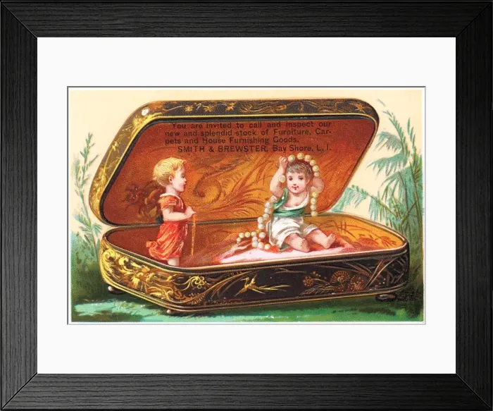 Framed Print : Advertising postcard, Smith & Brewster Framed Print : Advertising postcard, Smith & Brewster