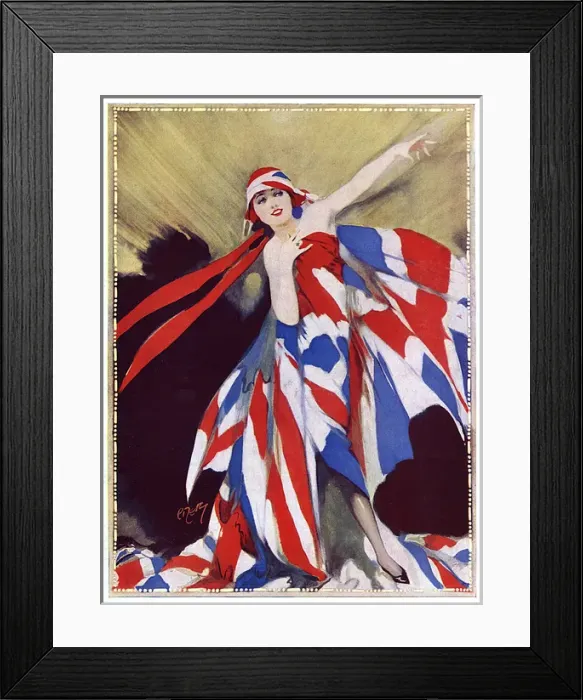 Framed Print : The Victory Girl by Pizer Framed Print : The Victory Girl by Pizer