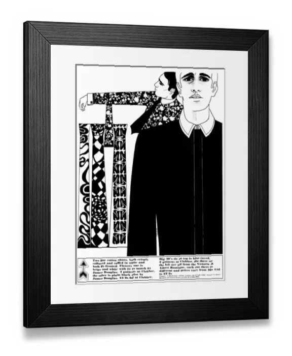 Framed Print : Menswear 1965 from London Life magazine Framed Print : Menswear 1965 from London Life magazine