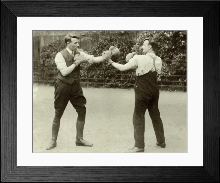 Framed Print : Patients boxing Framed Print : Patients boxing