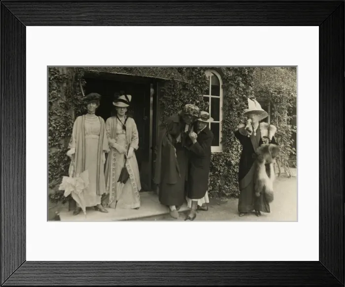 Framed Print : Quex VAD patients in fancy dress Framed Print : Quex VAD patients in fancy dress