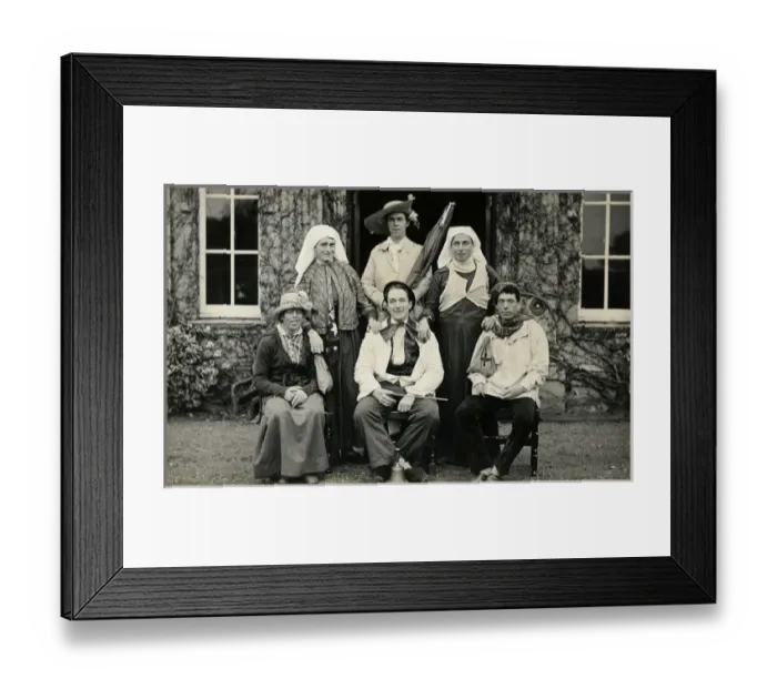 Framed Print : Quex VAD patients in fancy dress Framed Print : Quex VAD patients in fancy dress