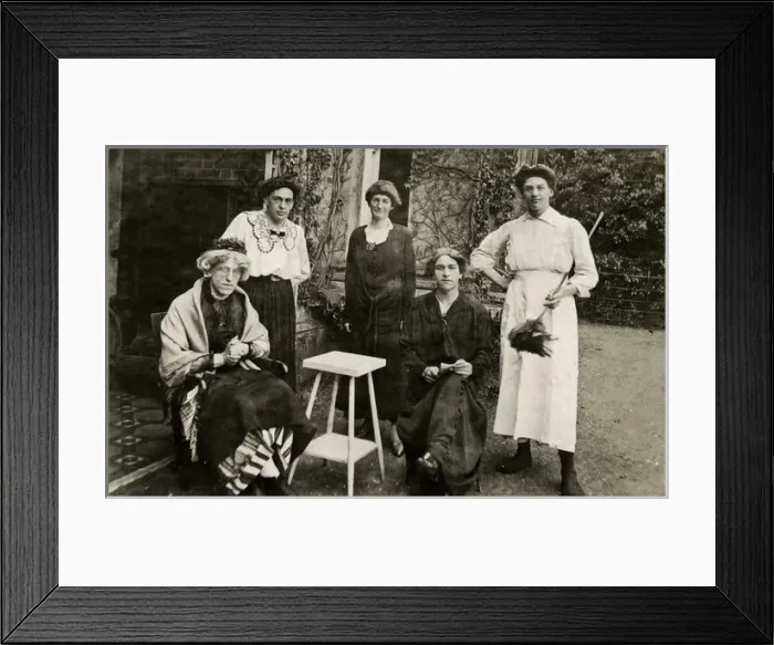 Framed Print : Quex VAD patients in fancy dress Framed Print : Quex VAD patients in fancy dress