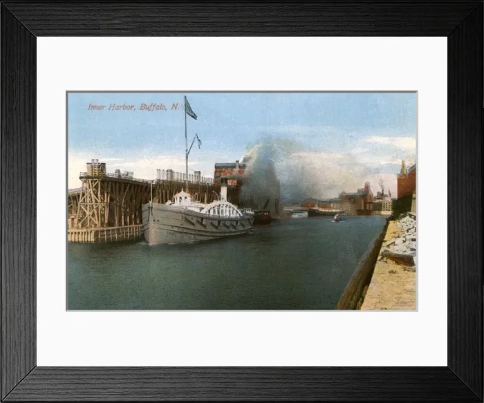Framed Print : Inner Harbour, Buffalo, New York State, USA Framed Print : Inner Harbour, Buffalo, New York State, USA