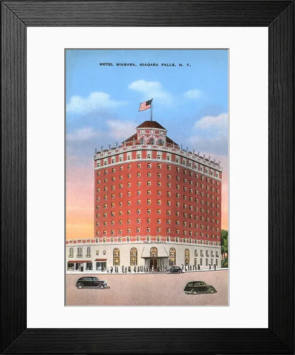 Framed Print : Hotel Niagara, Niagara Falls, New York State, USA Framed Print : Hotel Niagara, Niagara Falls, New York State, USA