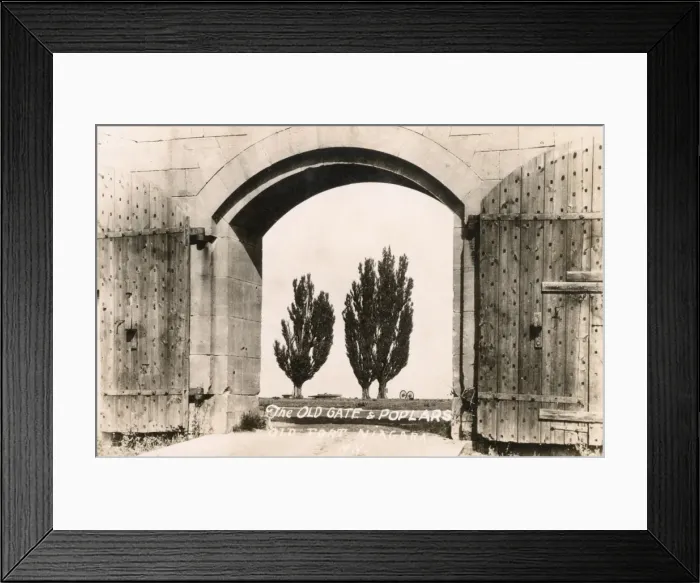 Framed Print : Old Fort gates, Niagara Falls, New York State, USA Framed Print : Old Fort gates, Niagara Falls, New York State, USA