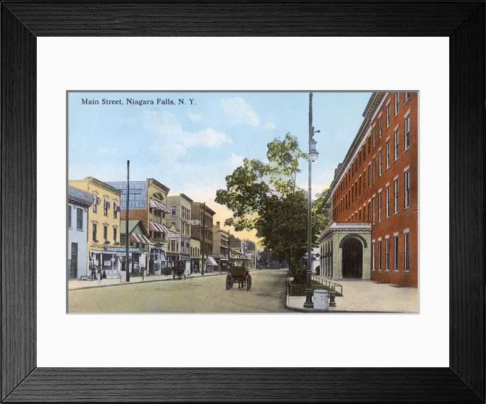 Framed Print : Main Street, Niagara Falls, New York State, USA Framed Print : Main Street, Niagara Falls, New York State, USA