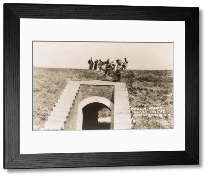 Framed Print : Indian Chiefs, Fort Niagara, New York State, USA Framed Print : Indian Chiefs, Fort Niagara, New York State, USA