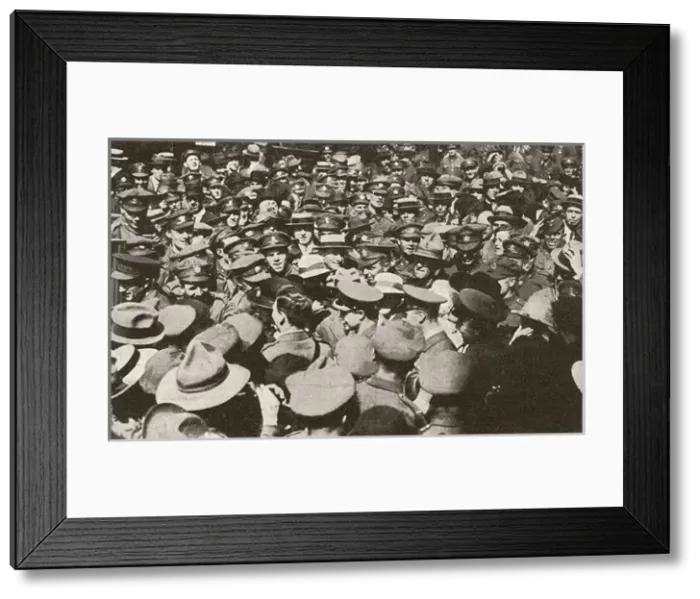 Framed Print : Prince of Wales & Prince Albert visit the Beaver Hut Framed Print : Prince of Wales & Prince Albert visit the Beaver Hut