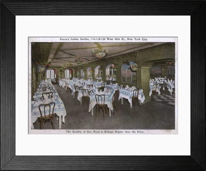 Framed Print : Zuccas Italian Garden, New York City, USA Framed Print : Zuccas Italian Garden, New York City, USA